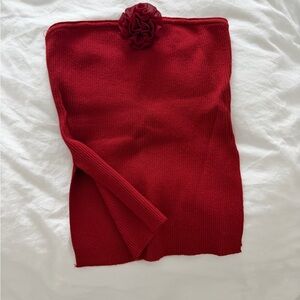 Elegant Red Women's Sweater
